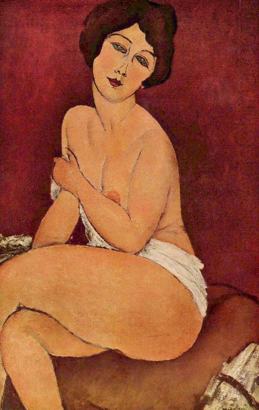 Amedeo Modigliani Nude Sitting on a Divan china oil painting image